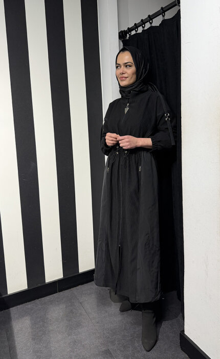 Orhan Beli Büzgülü Kap SİYAH - 1