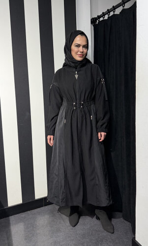 Orhan Beli Büzgülü Kap SİYAH - 4