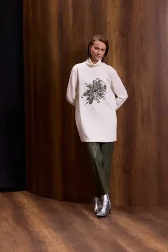 Qupra Aliste Takım Ekru/Yeşil - 1