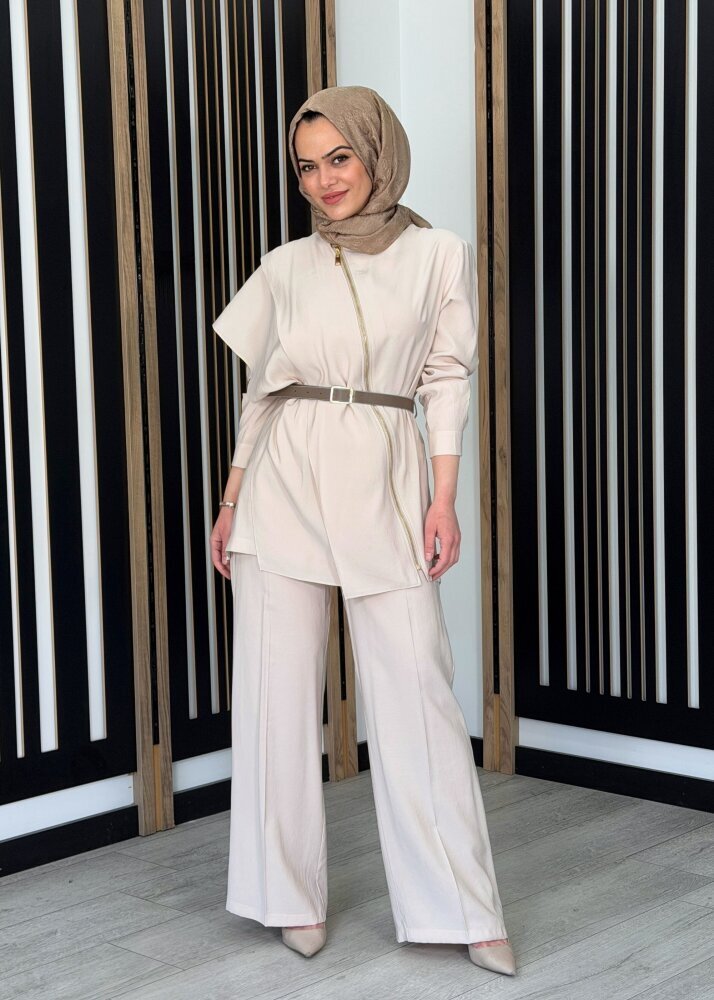 Qupra Asimetrik Modal Takım BEJ - 3