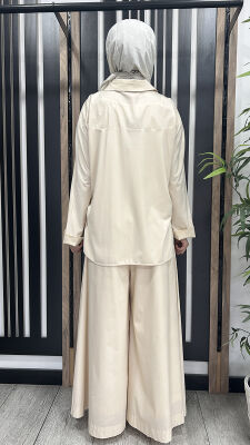 Qupra ÇıtÇıtlı Takım EKRU - 4