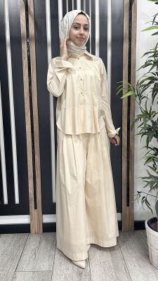 Qupra ÇıtÇıtlı Takım EKRU - 1