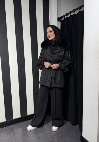 Qupra Kapitone Ceket Pantolon Takım SİYAH - 2