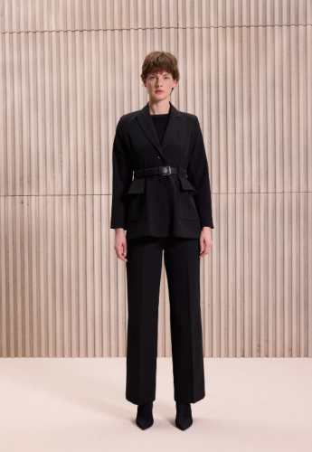 Qupra Punto Nakışlı Takım SİYAH