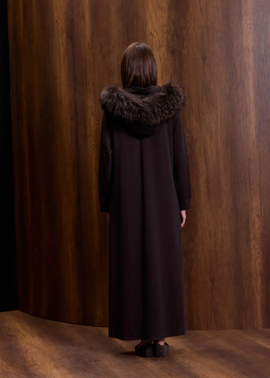 Qupra Safor Elbise Bitter Kahve - 3