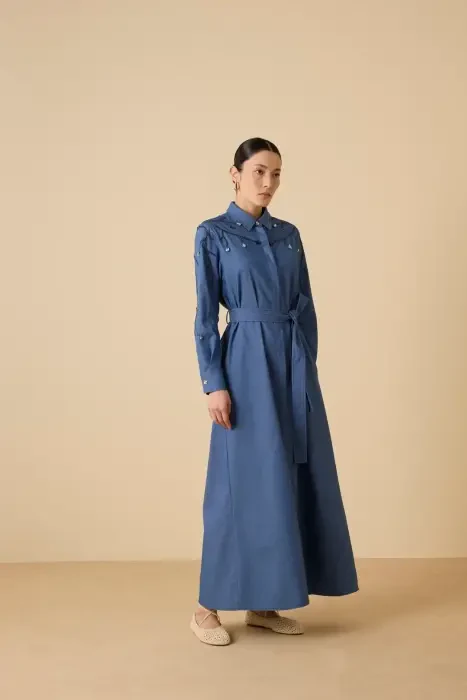 Qupra Seto Elbise DENİM - QUPRA