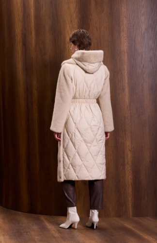 Qupra Suni Kürk Kaban BEJ - 3