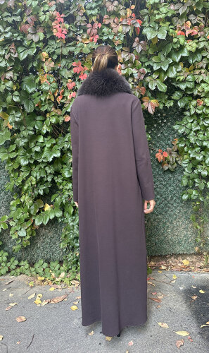 Qupra Zincirli Kürklü Takım KAHVE - 4