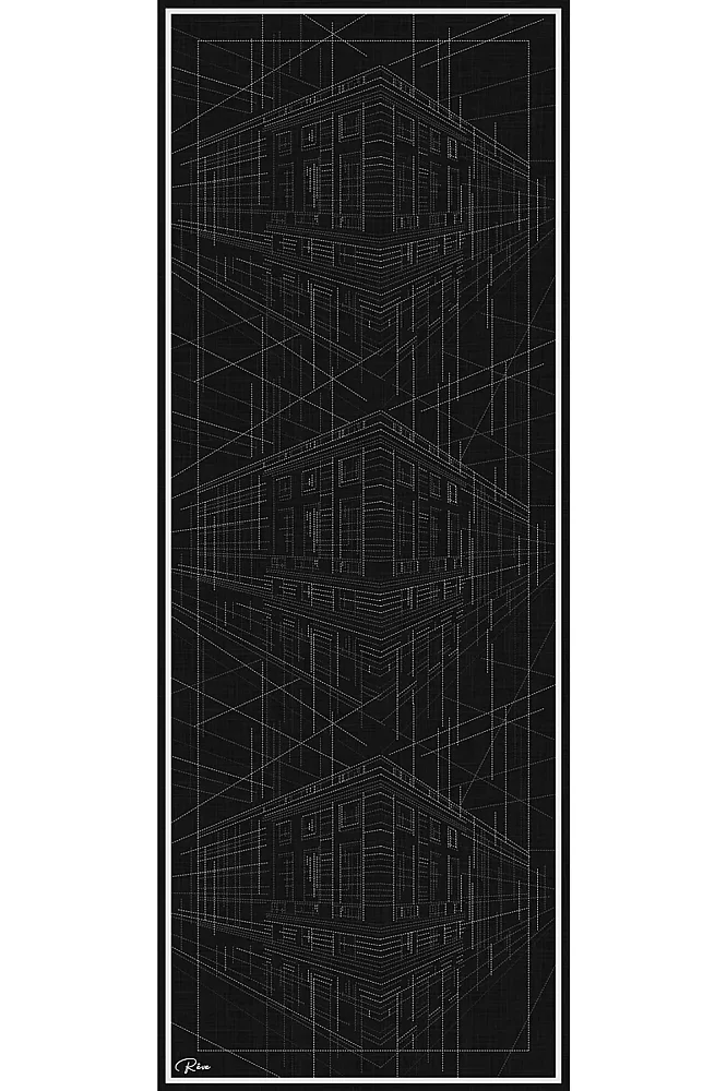 Reve Emily Şal SİYAH