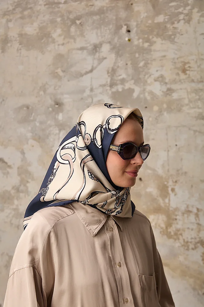 Reve Meli Eşarp LACİVERT