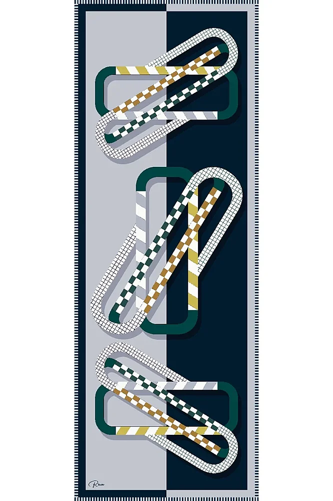 Reve Riviera Şal Navy