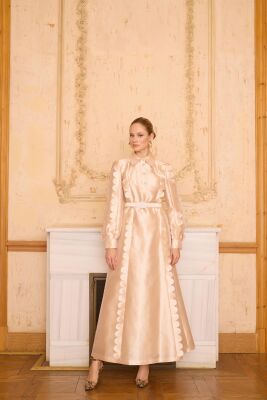 Senna Carter Dress BEJ 