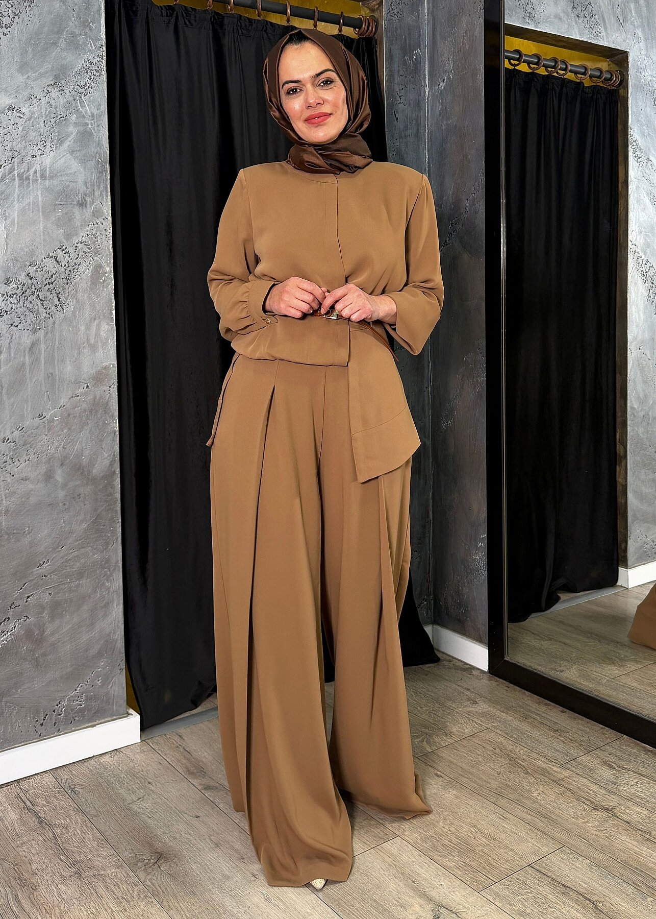 Senna Design Asteria Bluz CAMEL - 3