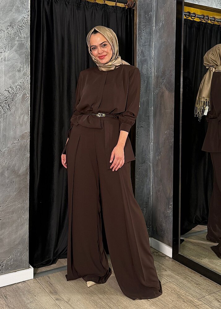 Senna Design Asteria Pantolon KAHVE - 3