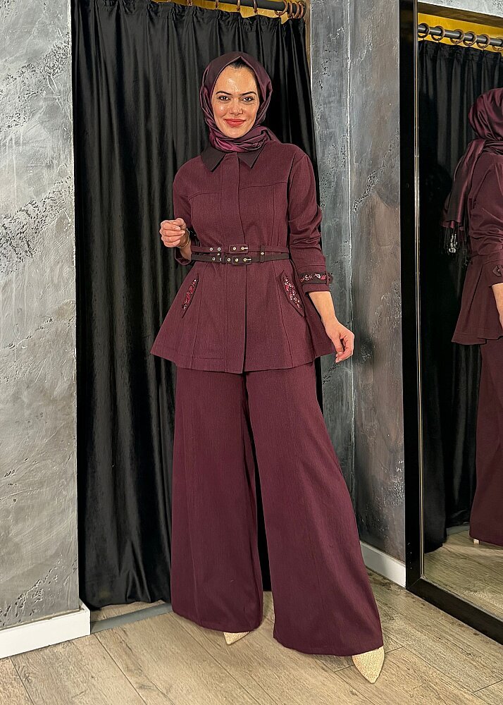 Senna Design Cyrus Ceket BORDO