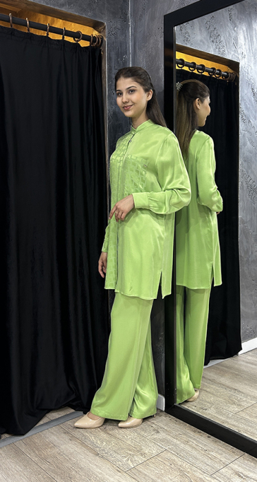 Senna Design Daria Takım FISTIK YEŞİLİ - 3