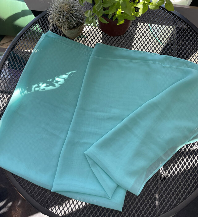 Senna Design Scarf Aqua - 1