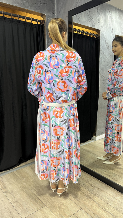 Senna Design Zeyzey Skirt LİLA - 6
