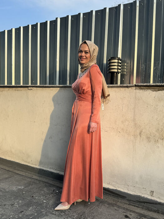 Senna Lucıano Dress BAKIR - 5