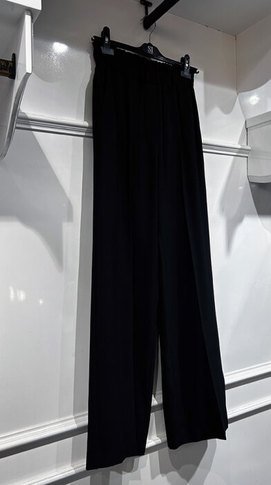 Si Design Beli Lastikli Pantolon SİYAH - 2