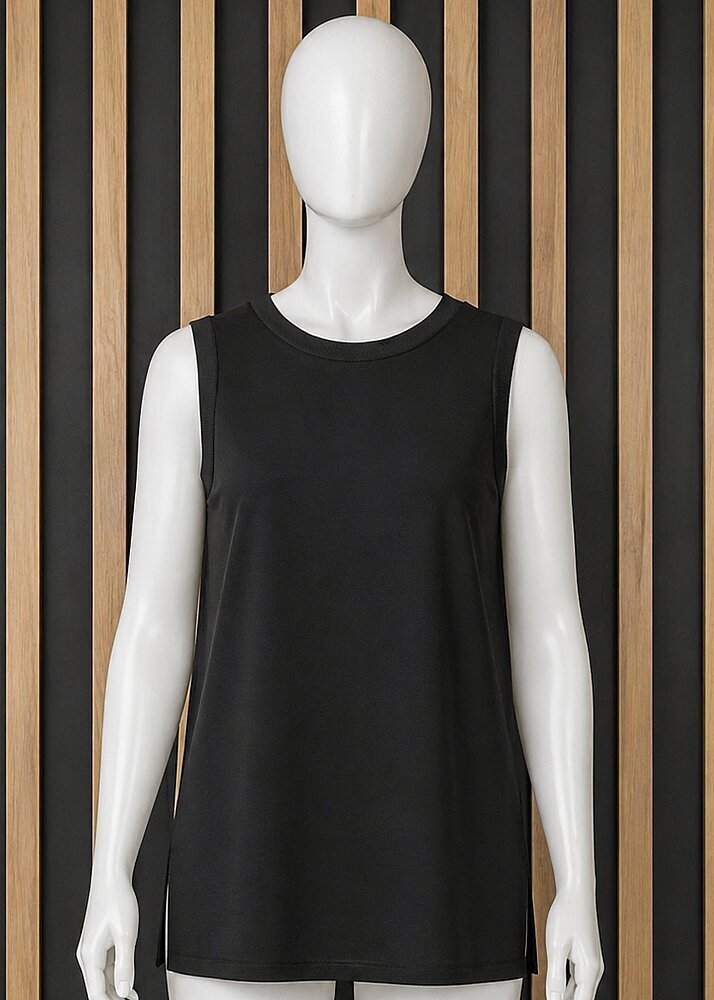 Si Design Kolsuz Tunik BLACK