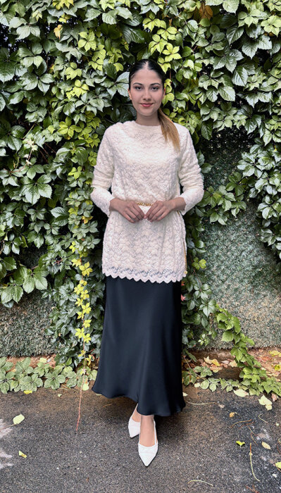 Si Desing Beli Kemerli Tunik EKRU - 1