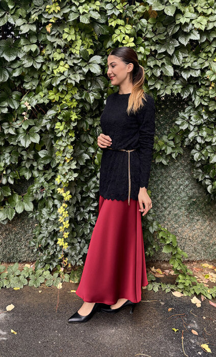 Si Desing Beli Kemerli Tunik SİYAH - 3