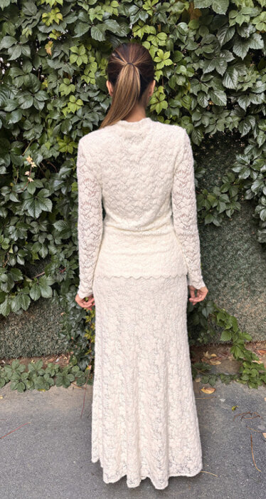 Si Desing Dantelli Etek EKRU - 4