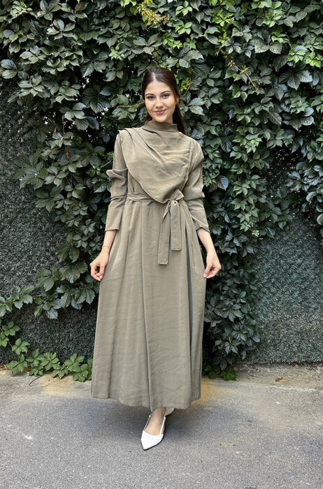 Sovera Tensel Elbise YEŞİL - 2