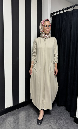 Studio Nish Önü Fermuarlı Oysho Kap TAŞ - 3