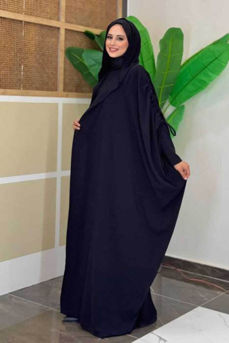 StudioNish Abaya Elbise Takım SİYAH - 3