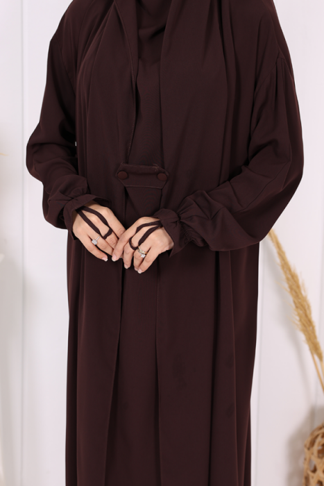 StudioNish Cilbab Abaya KAHVE - 7
