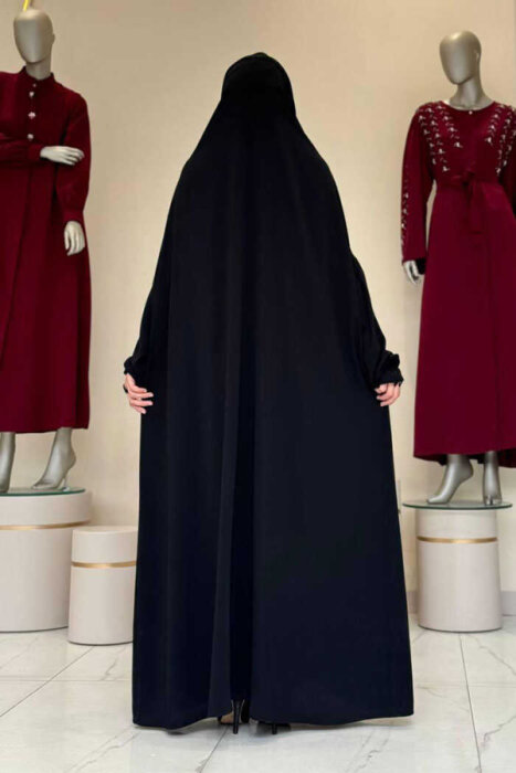 StudioNish Cilbab Abaya SİYAH - 3