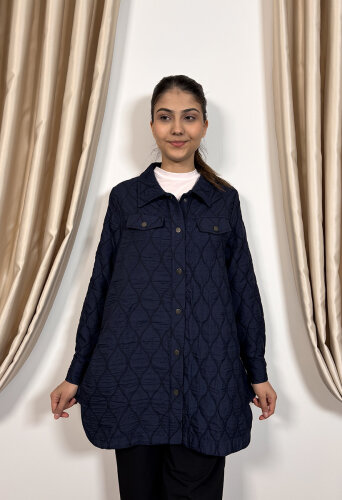 StudioNish Clasy Gömlek LACİVERT - 3