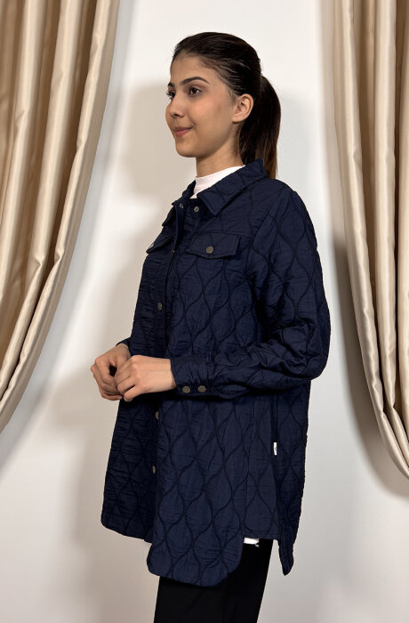 StudioNish Clasy Gömlek LACİVERT - 4