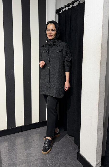 StudioNish Clasy Gömlek SİYAH - 1