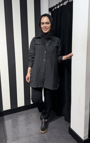 StudioNish Clasy Gömlek SİYAH - 3