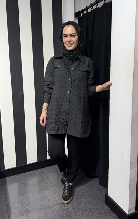 StudioNish Clasy Gömlek SİYAH - 3