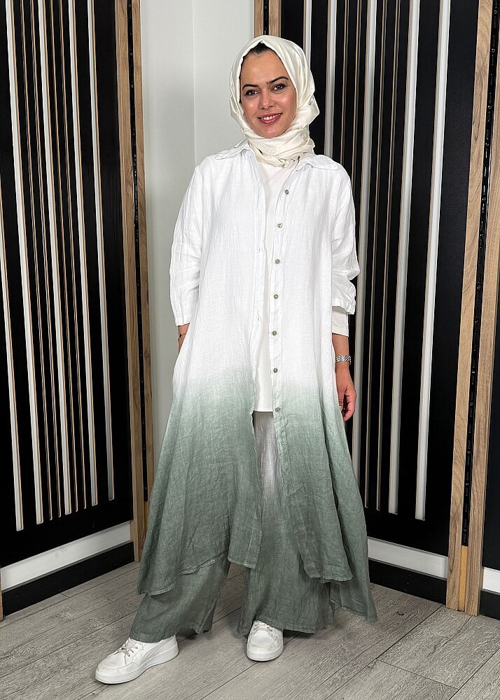 StudioNish Degradeli Pantalonlu Takım HAKİ