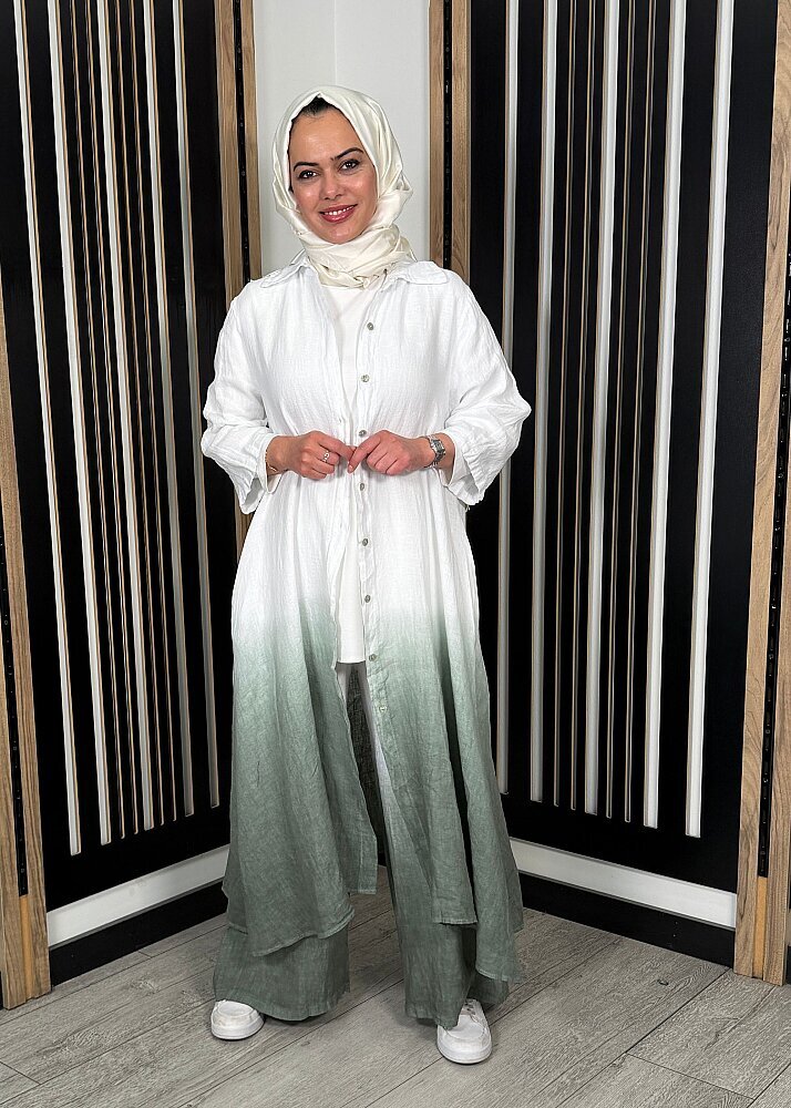 StudioNish Degradeli Pantalonlu Takım HAKİ - 5
