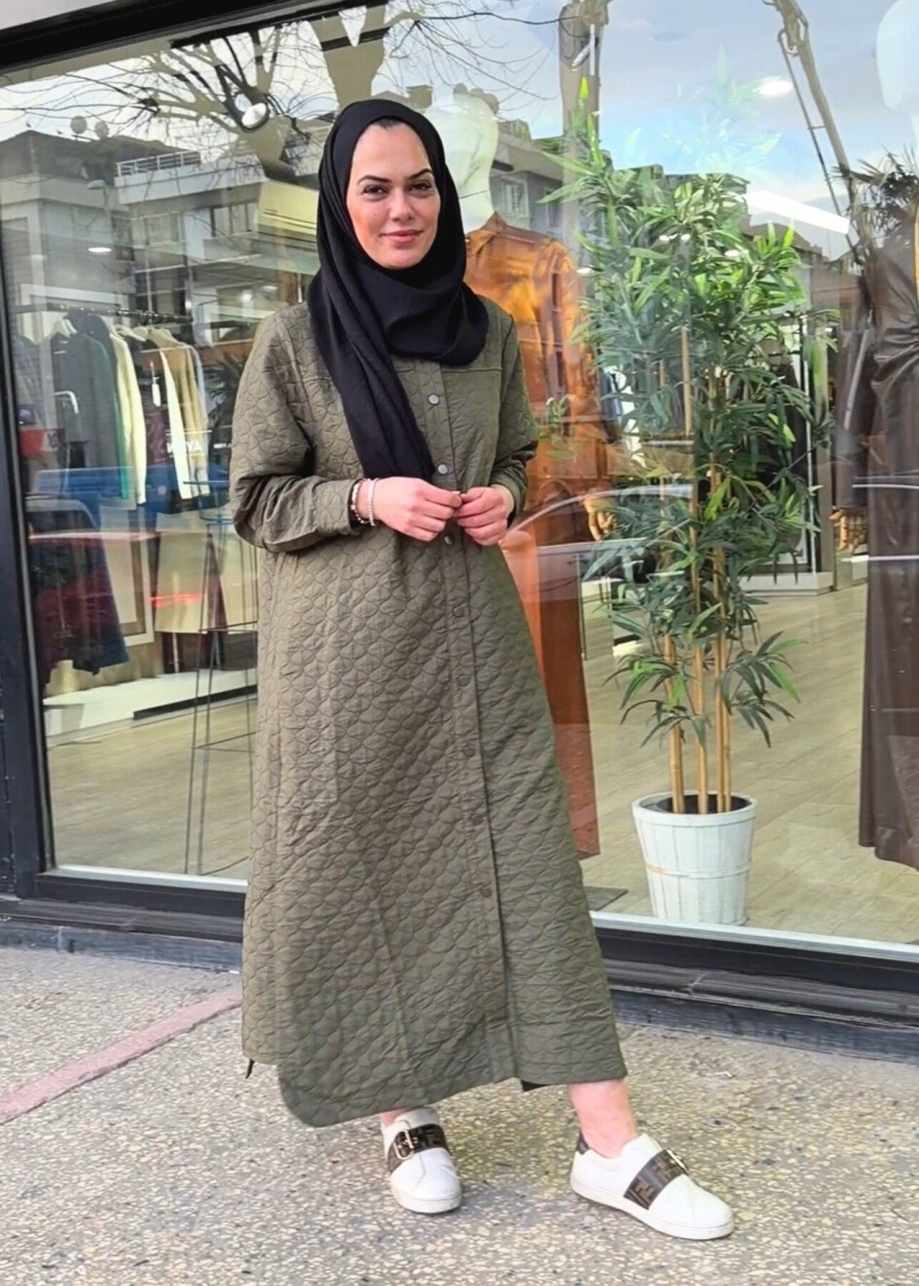 StudioNish Fiona Kap HAKİ - 1