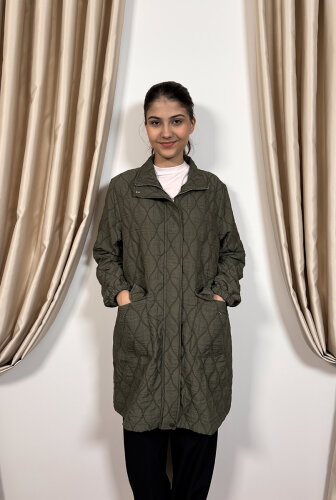 StudioNish Kapitone Trenç HAKİ - 2