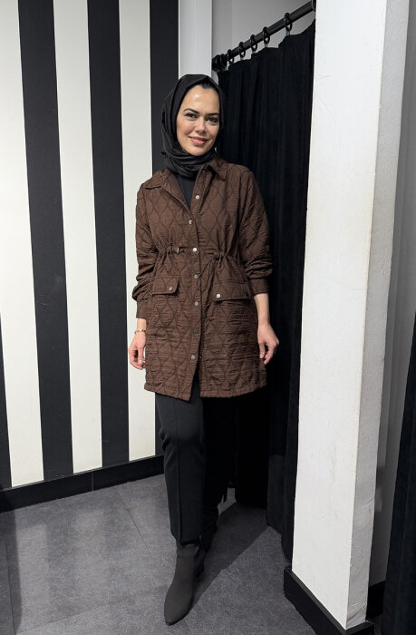 StudioNish Mono Ceket KAHVERENGİ - 4