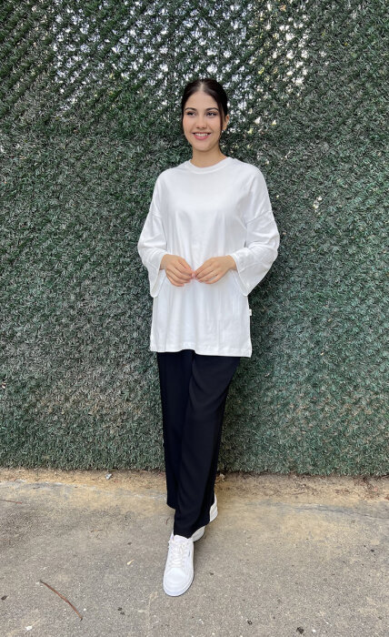 StudioNish Smahs Tshirt BEYAZ - 1