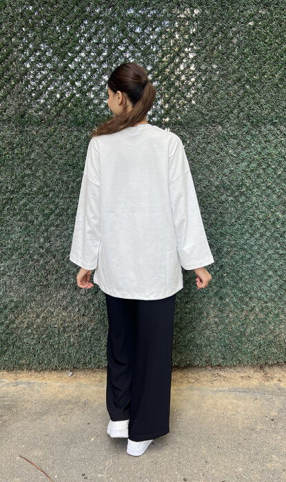 StudioNish Smahs Tshirt BEYAZ - 4