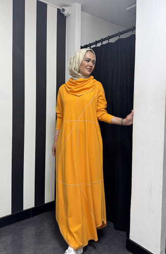 Tdee Karyoka Elbise TURUNCU - 2