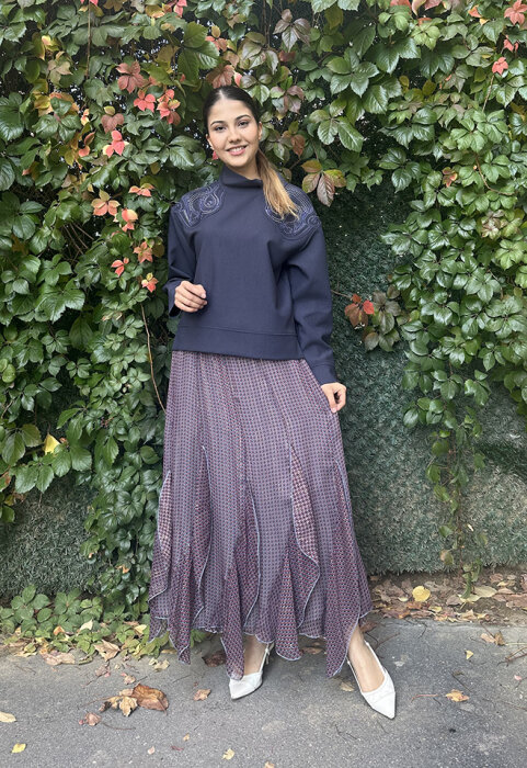 VeNöve Bert Etek Bordo/Mavi - 3