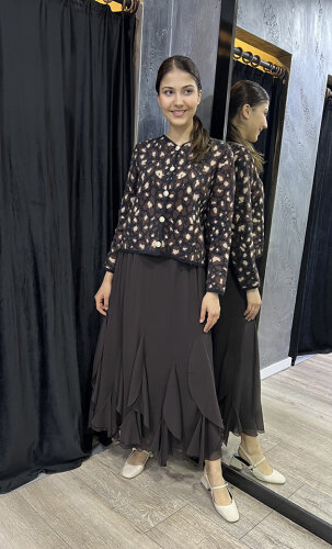 Venöve Bert Etek KAHVERENGİ