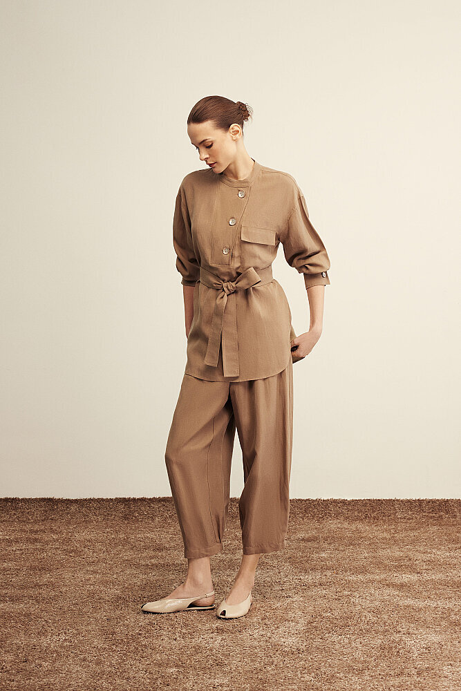 VeNöve Calı Tunik BEJ