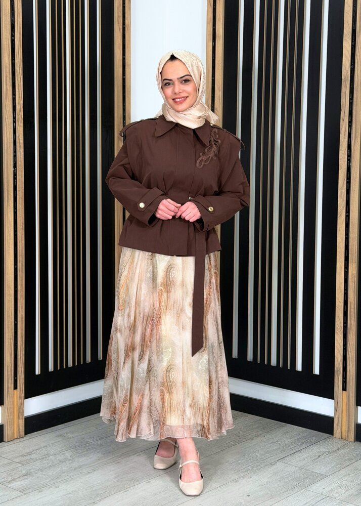 VeNöve Cerny Etek Şal Desen